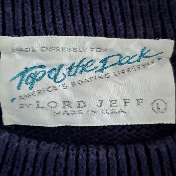 LORD JEFF for TOP OF THE DOCK Nautical Sweater - Picture 3 of 8